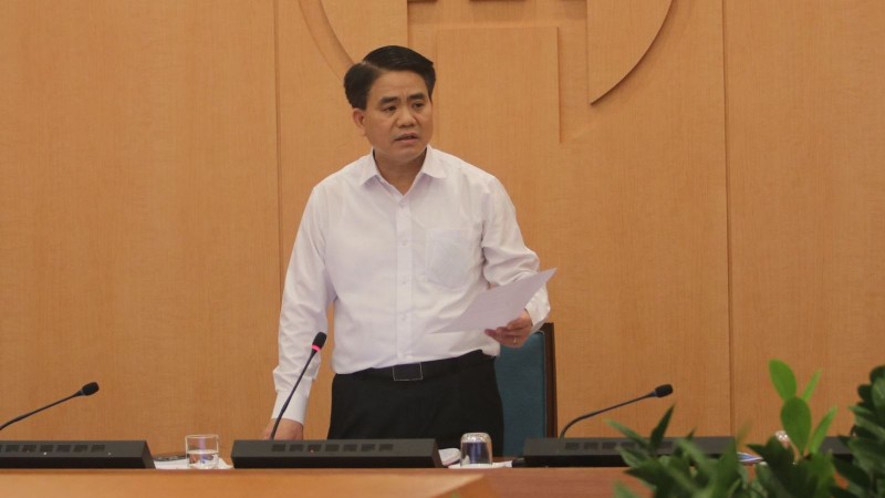  Le président du Comité populaire de Hanoi, Nguyên Duc Chung. Photo : baotintuc.vn