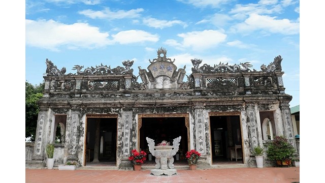 L’architecture unique du temple Bàu Lôi à Nghê Anh. Photo : baonghean.vn