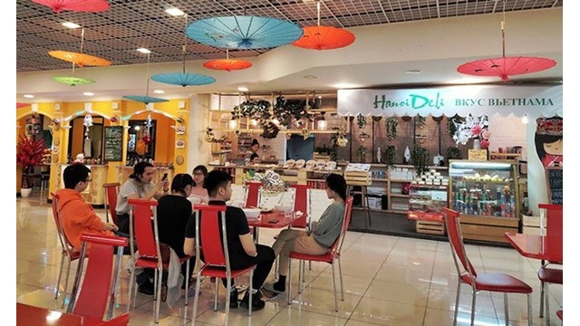 Un restaurant vietnamien dans le Complexe multifonctionnel Hanoi-Moscou à la capitale Moscou (Russie). Photo: toquoc.vn