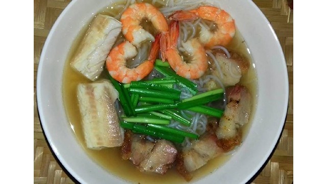 La soupe des vermicelles « nuoc lèo ». Photo : thoidai.com.vn