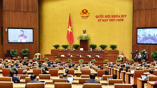 L'Assemblée nationale du Vietnam de la XIVe législature a ouvert sa 9e session mercredi à Hanoi. Photo : BHXH.