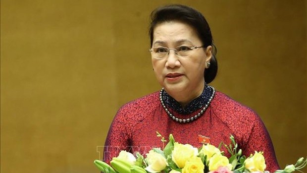 La Présidente de l'Assemblée nationale Nguyên Thi Kim Ngân. Photo : VNA.