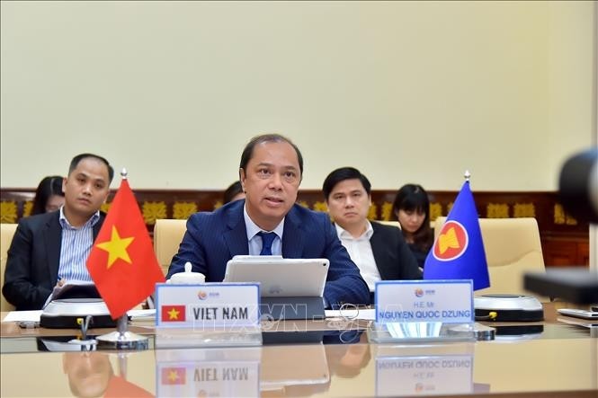 Le vice-ministre des Affaires étrangères Nguyên Quôc Dung, chef de SOM-ASEAN du Vietnam. Photo: VNA