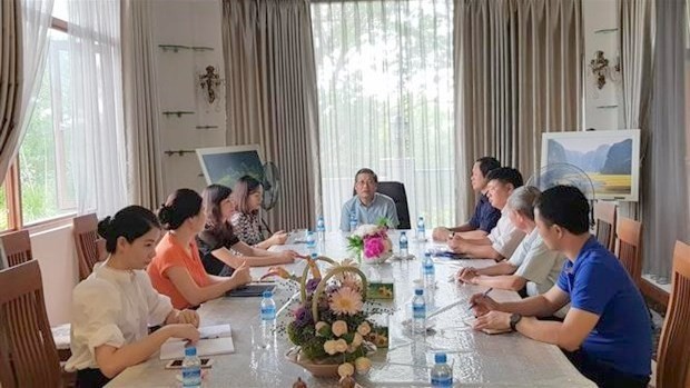 Le colloque sur les activités du Président Ho Chi Minh dans des pays d’Asie du Sud-Est, le 19 mai au Myanmar. Photo : VNA.