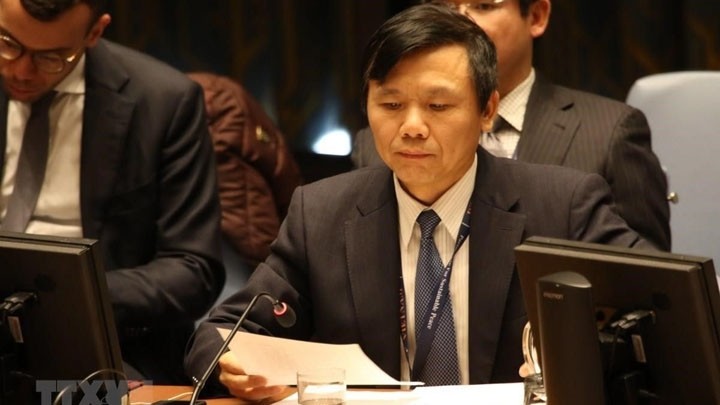 L'ambassadeur Dang Dinh Quy, chef de la mission vietnamienne auprès des Nations Unies. Photo : VNA.