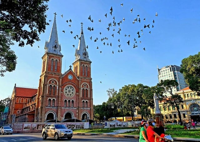 La cathédrale Notre-Dame de Hô Chi Minh-Ville. Photo : thanhnien.vn.