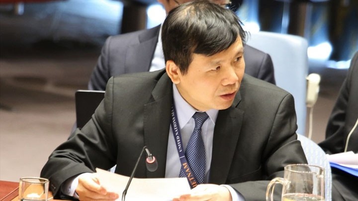 L'ambassadeur Dang Dinh Quy, chef de la mission permanente vietnamienne auprès de l'ONU. Photo : VNA.