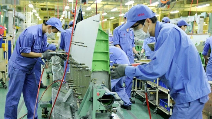 La production dans la zone industrielle de Thang Long. Photo : kinhtedothi.vn.
