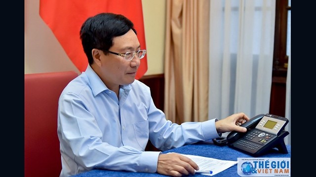 Le vice-Premier ministre et ministre des Affaires étrangères du Vietnam Pham Binh Minh. Photo:  baoquocte 