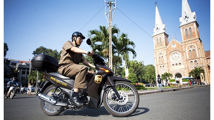 UPS, le numéro un du transport express de colis dans le monde, s’intéresse au Vietnam. Photo : https://logistics4vn.com/