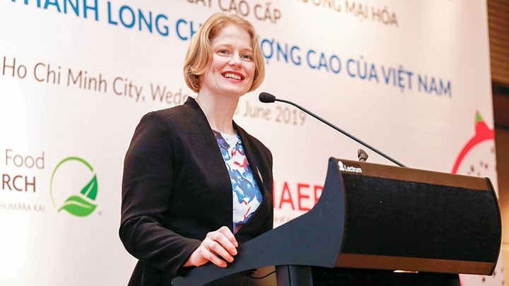 L'ambassadrice de la Nouvelle-Zélande au Vietnam, Wendy Matthews. Photo : BQT.
