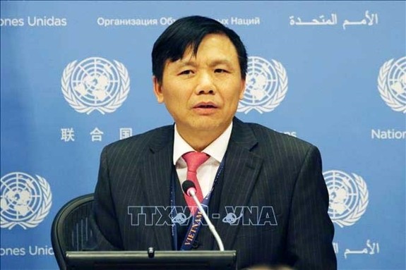 L’ambassadeur Dang Dinh Quy, chef de la mission permanente au Vietnam auprès de l’ONU. Photo : VNA.