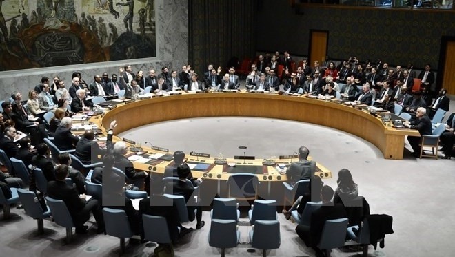 Une session du Conseil de sécurité des Nations unies. Photo : Xinhua/VNA.
