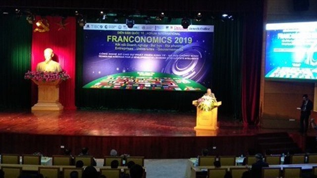 Les Franconomics 2019, première édition de Franconomics, fin octobre 2019 à Hanoï et dans la province de Hung Yên. Photo : CVN