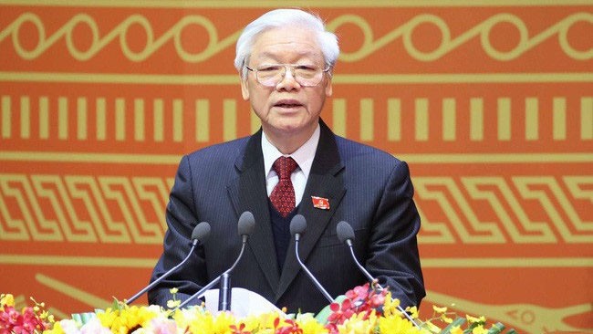 Le Secrétaire général du Parti communiste et Président vietnamien, Nguyên Phu Trong. Photo : VNA.