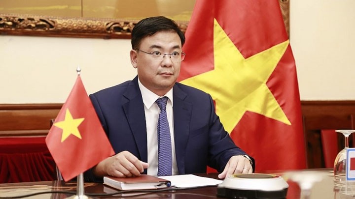 L'assistant du ministre vietnamien des Affaires étrangères, Pham Quang Hiêu. Photo : BQT.