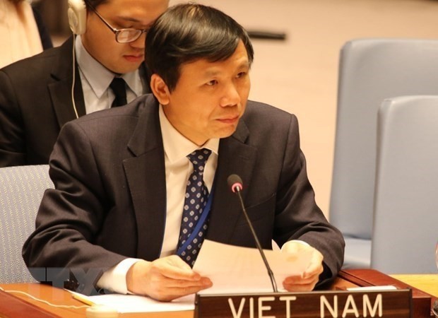 L'ambassadeur Dang Dinh Quy, chef de la Mission permanente du Vietnam auprès de l'ONU. Photo : VNA.