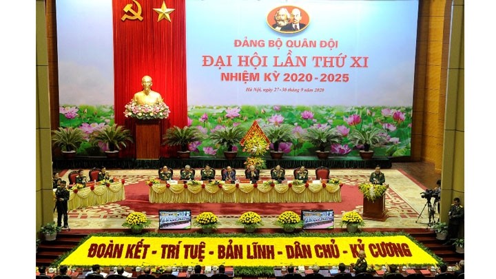 Ouverture du 11e Congrès de l'Organisation du Parti de l’Armée populaire du Vietnam. Photo : NDEL.