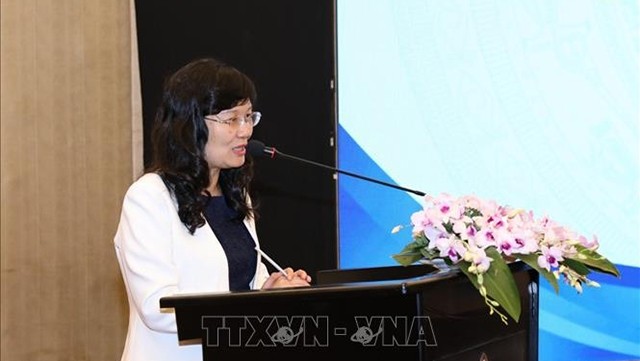 La docteure Pham Lan Dung, directrice adjointe de l’Académie diplomatique du Vietnam.Photo: VNA
