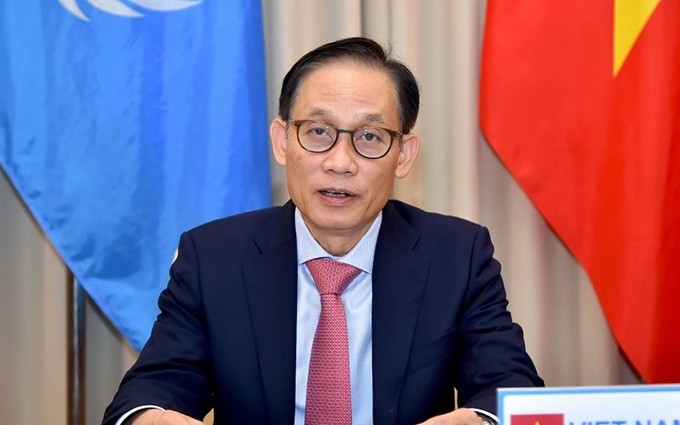 Le vice-ministre vietnamien des Affaires étrangères, Lê Hoài Trung. Photo : VNA.