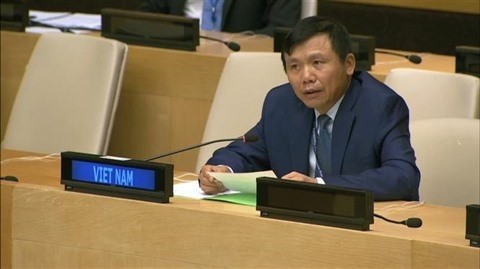 L’ambassadeur Dang Dinh Quy, chef de la Mission permanente du Vietnam auprès des Nations Unies. Photo : VNA.