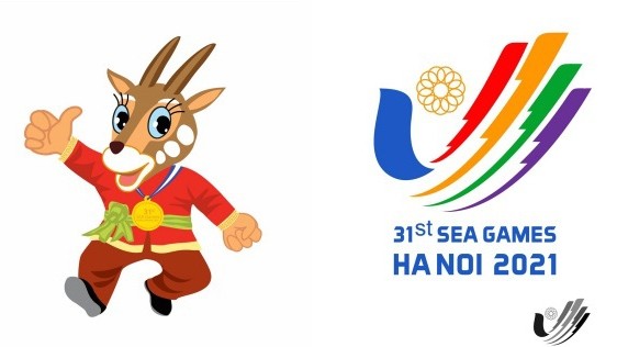 Logo et mascotte officielle des SEA Games 31 de l’ASEAN. Photo : NDEL.