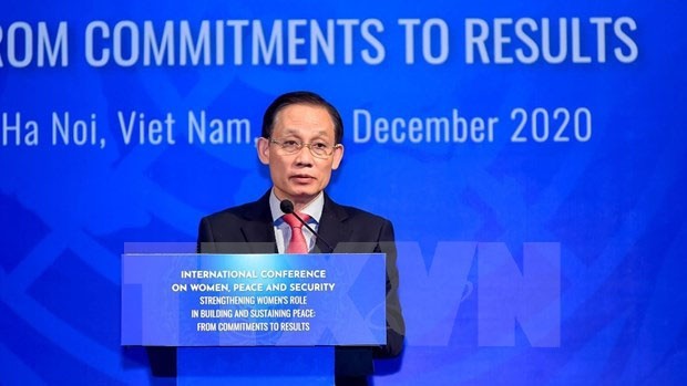 Le vice-ministre des Affaires étrangères Lê Hoài Trung. Photo : VNA.