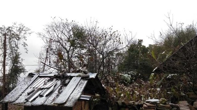 Il neige à Y Ty et à Sa Pa. Photo : VTC.