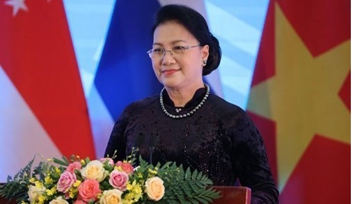 La Présidente de l’AN vietnamienne, Nguyên Thi Kim Ngân. Photo : VNA.
