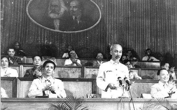 Le IIIe Congrès national du PCV, en 1960. Photo : NDEL.