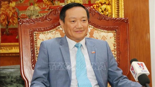 L’ambassadeur vietnamien au Laos, Nguyên Ba Hùng. Photo: VNA
