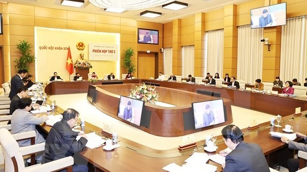 Panorama de la 2e session du Conseil électoral national. Photo : VNA.