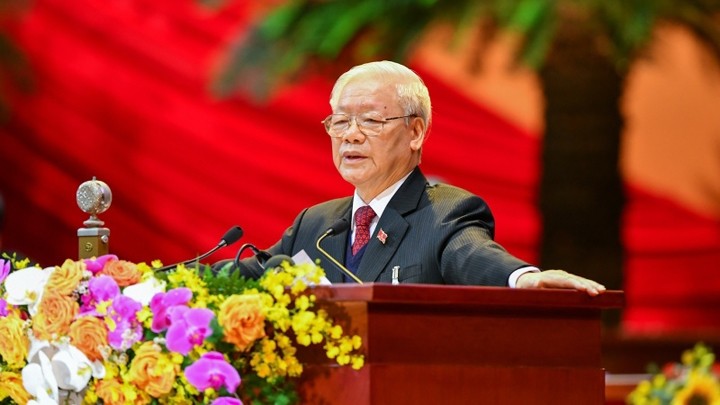 Le Secrétaire général du Comité central du Parti et Président du Vietnam, Nguyên Phu Trong. Photo : NDEL.