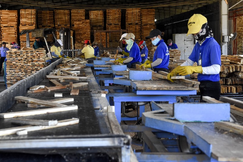 En 2021, l’industrie du bois et les produits du bois vise à atteindre 13 milliards de dollars d’exportation. Photo : Congthuong.