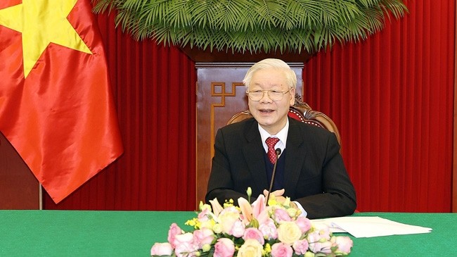 Le Secrétaire général du PCV et Président vietnamien, Nguyên Phu Trong. Photo : VNA.