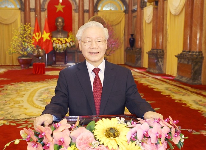 Le Secrétaire général du PCV et Président de la République Nguyên Phu Trong. Photo : VNA.