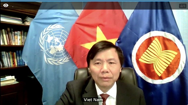 L'ambassadeur Dang Dinh Quy, chef de la Mission permanente vietnamienne auprès de l’ONU. Photo : VOV.
