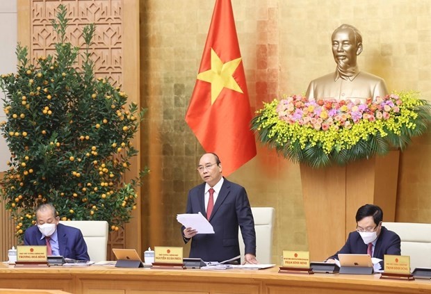 Le Premier ministre Nguyên Xuân Phuc. Photo : VNA.