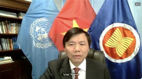 L'ambassadeur du Vietnam Dang Dinh Quy, représentant permanent du Vietnam auprès de l'ONU. Photo : VNA.