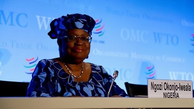 La directrice générale de l'OMC Ngozi Okonjo-Iweala. Photo : VNA.
