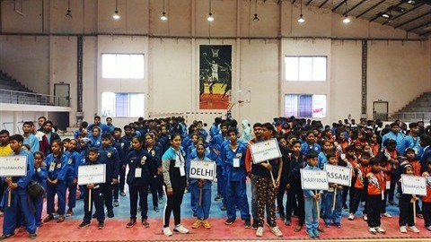 Championnat national de Vovinam en Inde en 2020. Photo : ND/CVN.