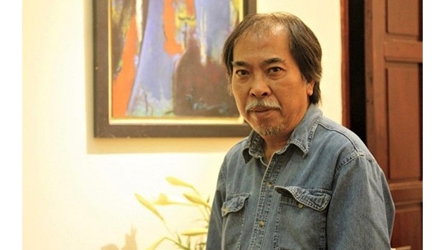 L'écrivain Nguyên Quang Thiêu, président de l’Association des Écrivains du Vietnam. Photo : NDEL.