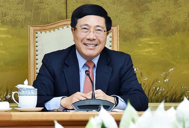 Le Vice-Premier ministre et ministre des AE Pham Binh Minh. Photo : VGP.
