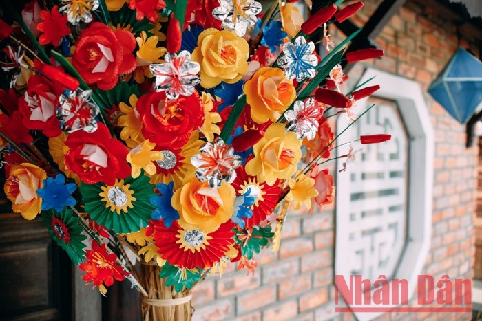 Particularité du village de fleurs en papier de Thanh Tien