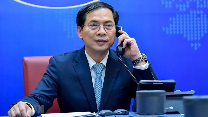 Le ministre vietnamien des Affaires étrangères, Bui Thanh Son. Photo : VNA.