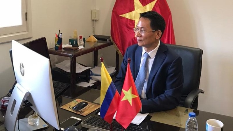 L’ambassadeur vietnamien en Colombie, Lê Viêt Duyên. Photo: baoquocte.vn