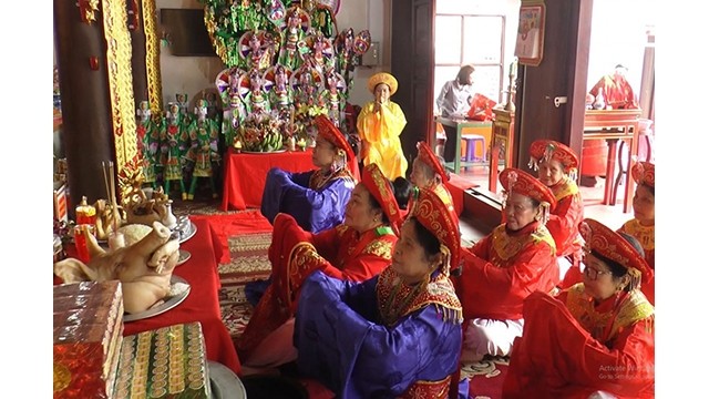 La fête du temple de Mâu Thuong. Photo : VOV.