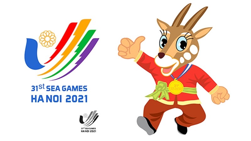 Le logo officiel et la mascotte des 31e SEA Games, qui se dérouleront au Vietnam en 2021. Photo : NDEL.