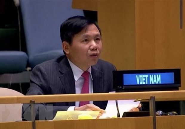 L’ambassadeur Dang Dinh Quy, chef de la délégation du Vietnam auprès des Nations Unies. Photo : VNA.