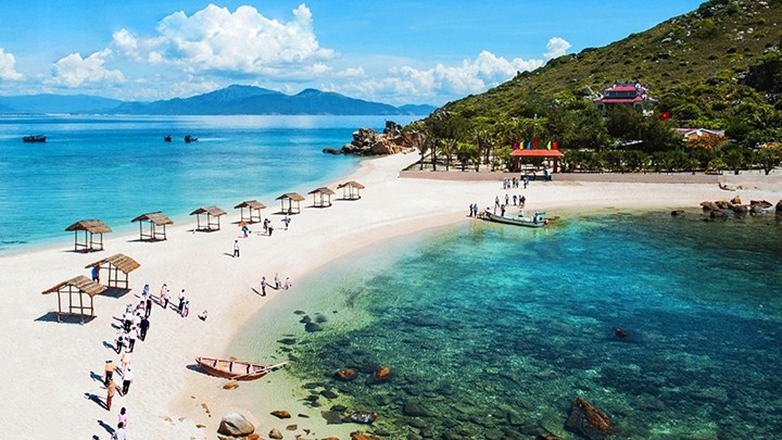 Une plage dans la province de Khanh Hoa. 